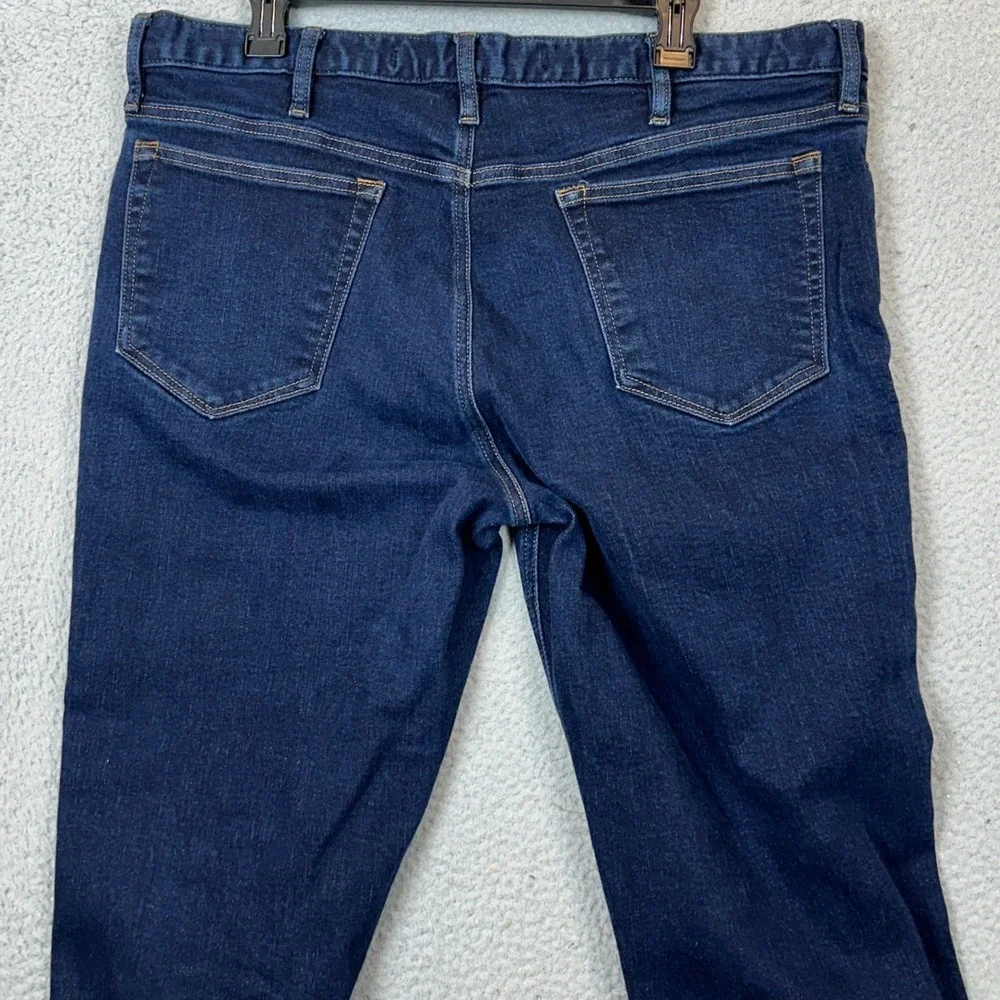 Banana Republic Jeans Mens 38X30 Slim Traveler Denim Blue Dark Wash Stretch EUC